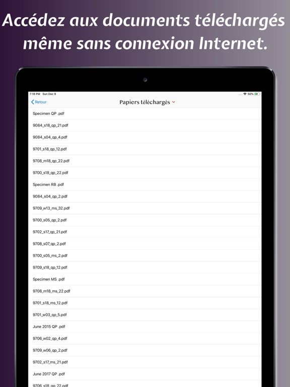 Screenshot #6 pour A+Papers: Papiers de A-levels