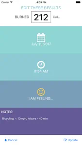Exercise Calorie Calculator - With Tracker screenshot #2 for iPhone