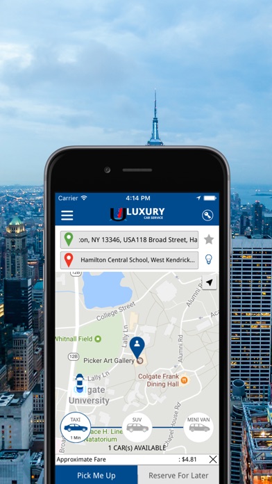 4 U Luxury Car Service App screenshot 2