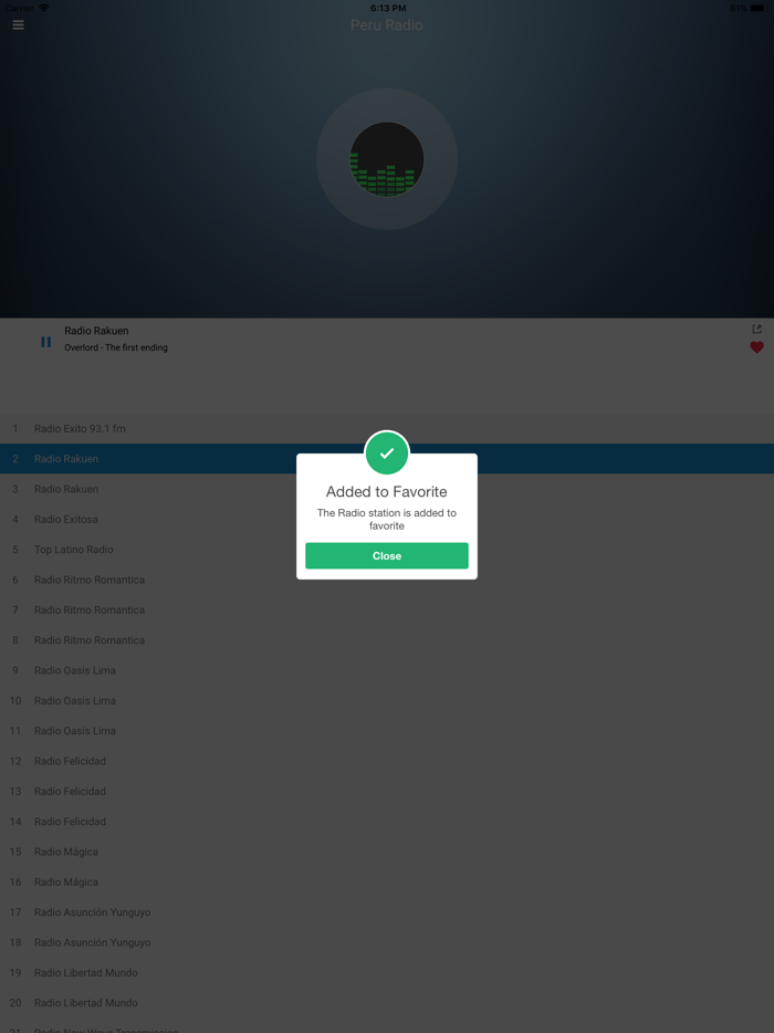 Peru Radio Station Peruvian FM