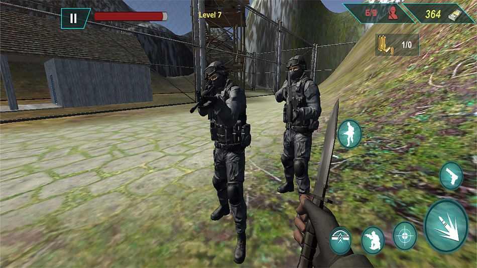 #5. Commando Combat Attack 2017 (iOS) 由: Jaleel Ahmad