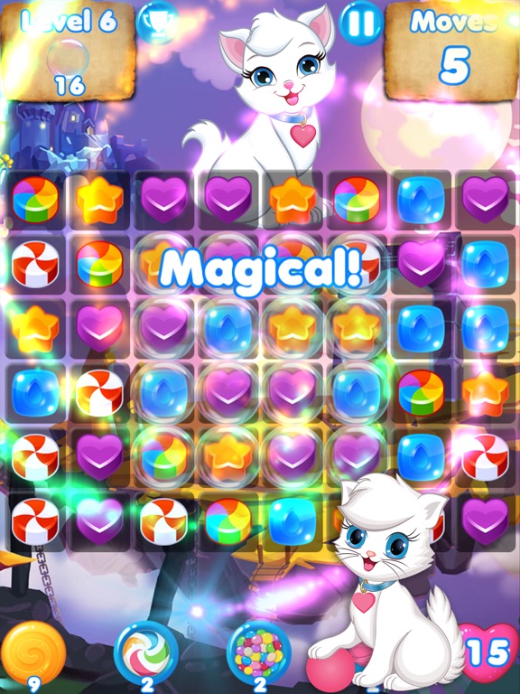 Screenshot #5 pour Candy Cats - Cat jeux et puzzle