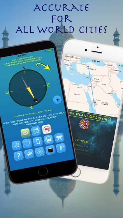 Qibla Finder, Qibla Compass