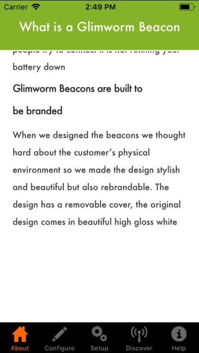 Glimworm Beacon screenshot 4
