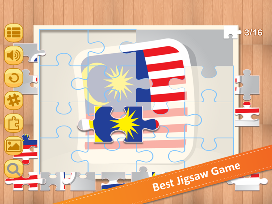 Screenshot #5 pour Jigsaw Puzzle National Flag JM