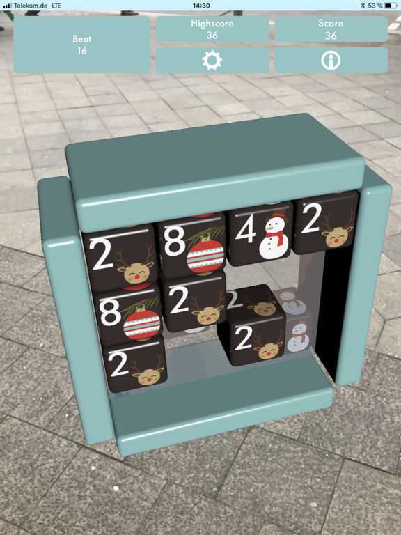 Screenshot #5 pour 2048 3D AR