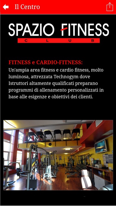 Spazio Fitness club screenshot 2