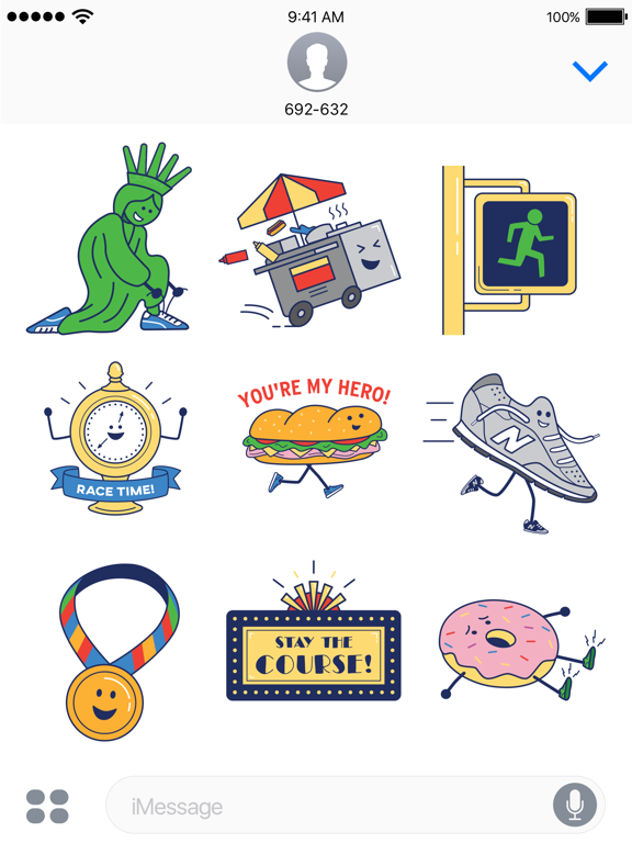 Screenshot #5 pour TCS NYC Marathon Sticker Pack