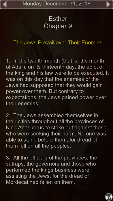 Yearly Bible Reading Calendar iPhone screenshot 3 - Lifestyle app