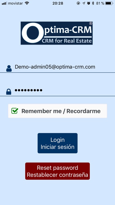 Optima-CRM for Real Estate screenshot 2