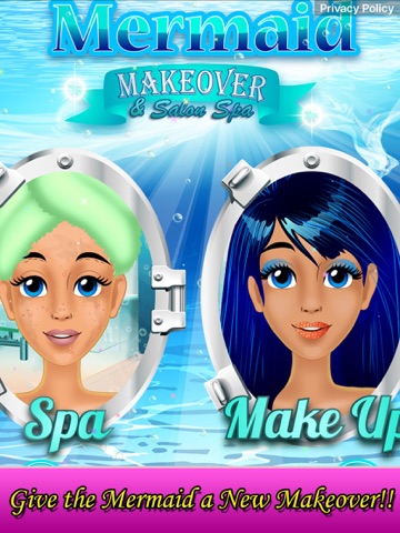 Mermaid Makeover & Salon Spa iPad screenshot