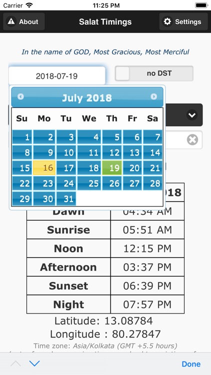 Contact Prayers (Salat) Times screenshot-7