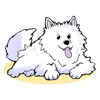 Samoyed Dog Sticker