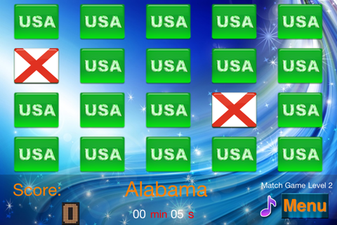 Master USA State flags screenshot 4
