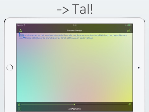 Aloud!, text to speech reader screenshot 2