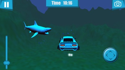 Water Car Driving Sim 3D : Angry Shark Attack screenshot 4