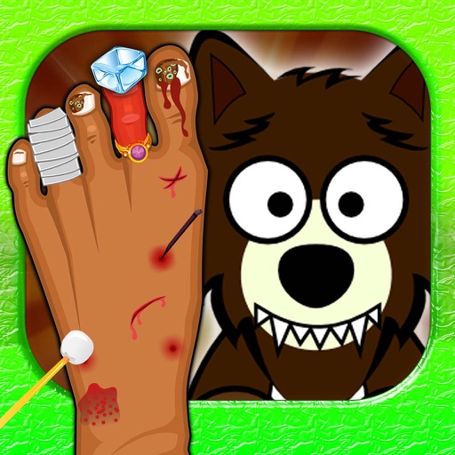 Wolf Foot Doctor - fun virtual pet and kids leg salon and kids spa icon