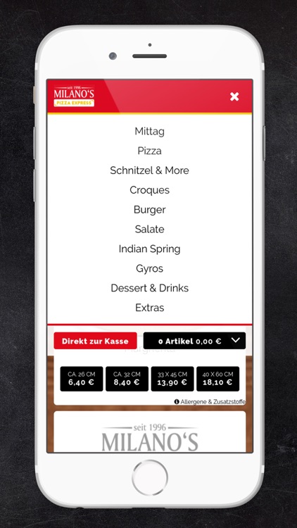 Milanos Pizza Express screenshot-3