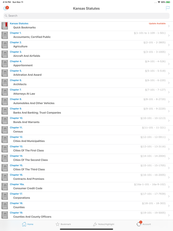 Screenshot #4 pour Kansas Statutes KS Laws