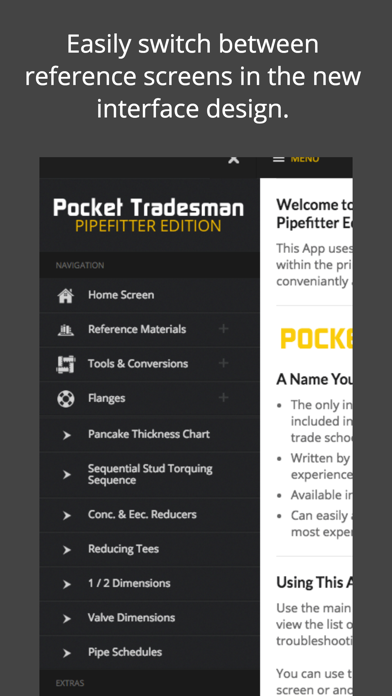 PocketTradesman Pipefitter Screenshot