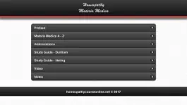 Game screenshot Homeopathy Materia Medica apk