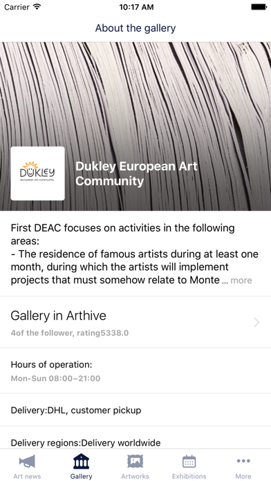 Dukley European Art Community screenshot 2