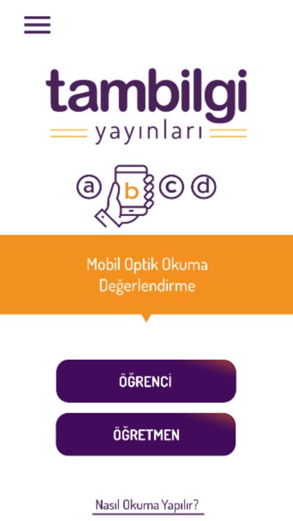 Tambilgi Optik Okuma