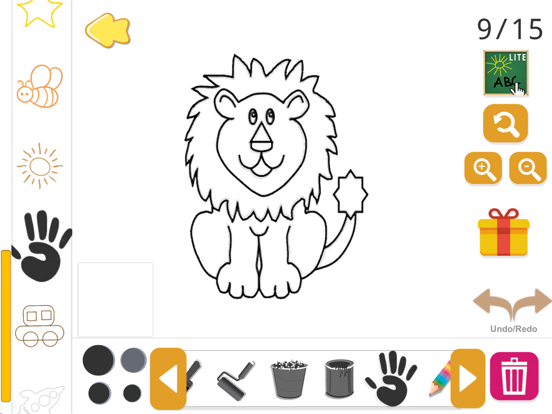 Coloring Pets Book with finger screenshot 3