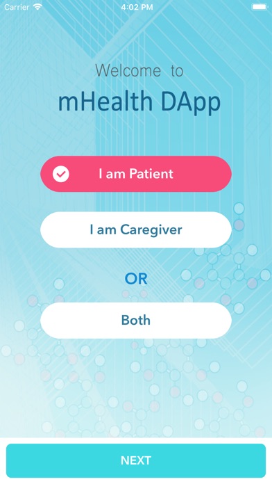 mHealthDApp screenshot 2