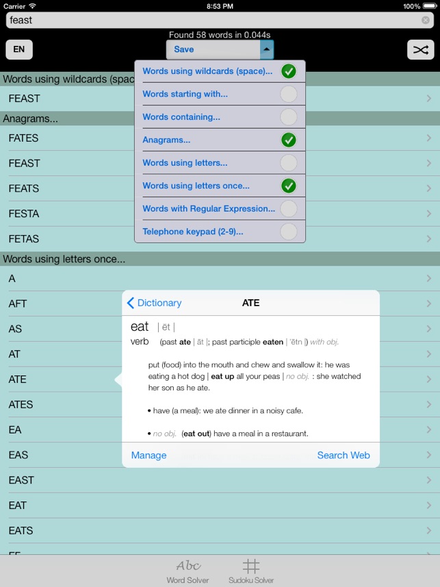 ultimate solver をapp storeで