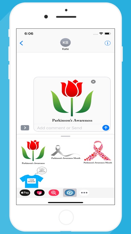 Parkinson's Awareness Stickers