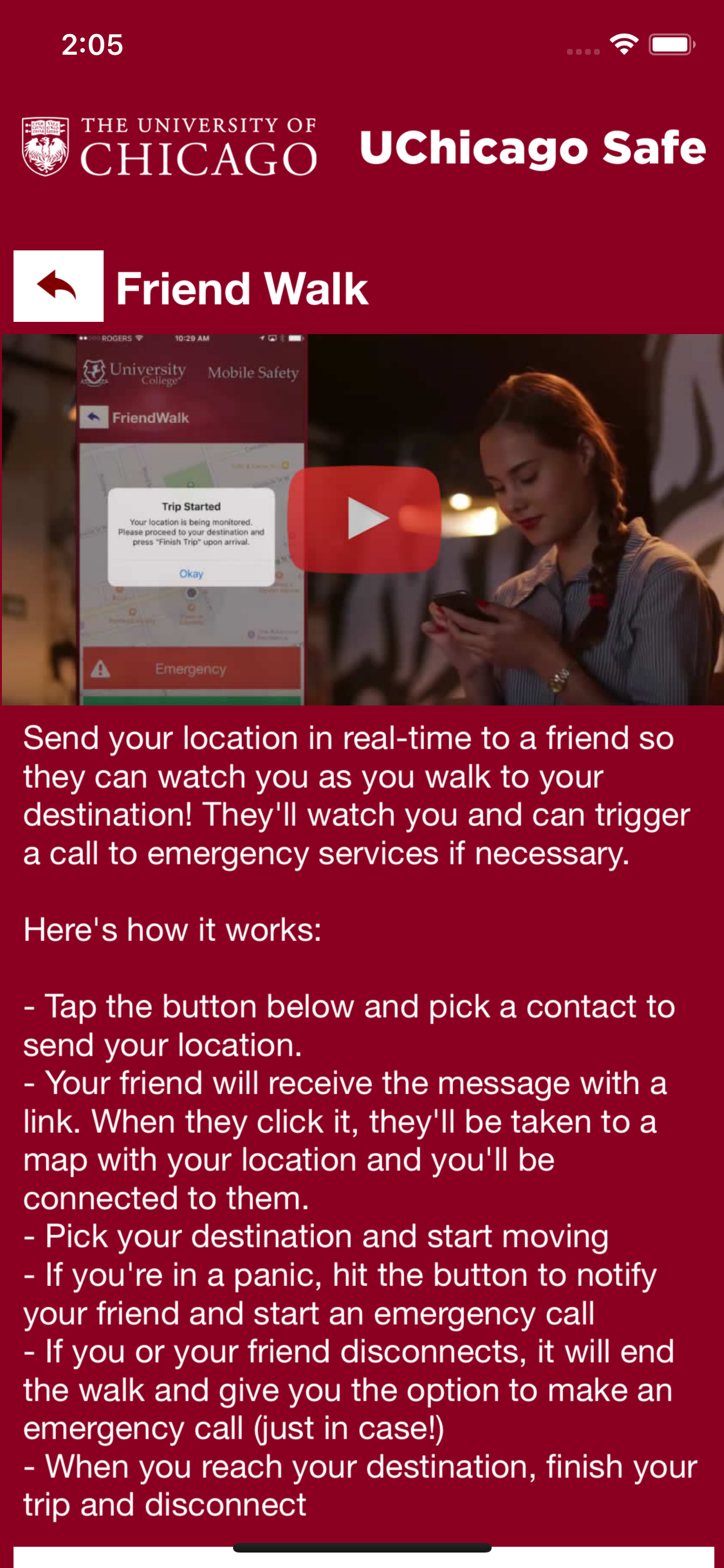 UChicago Safe screenshot 8