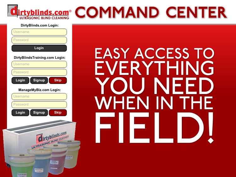 DirtyBlinds.com Command Center