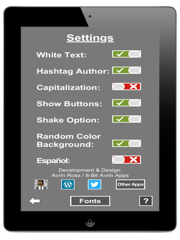 Motivational Quotes Inspire iPad screenshot 5 - Productivity app