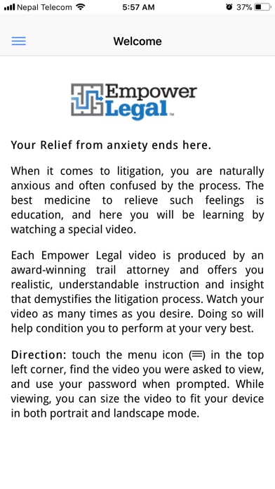 EmpowerLegal Videos screenshot 2