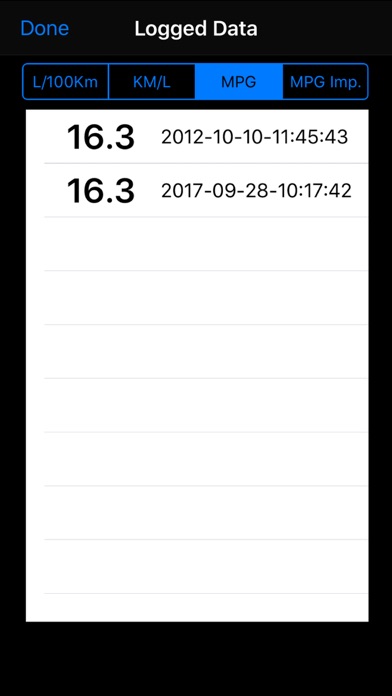 Easy Mileage Calculator screenshot