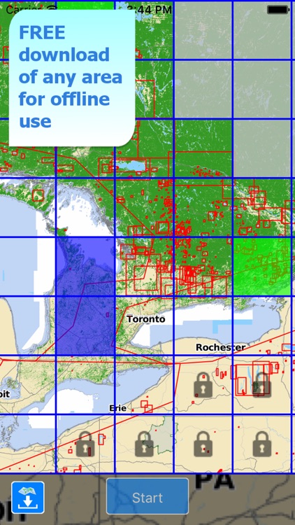Aqua Map Ontario Lakes GPS HD screenshot-5