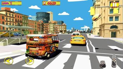 3 Wheeler City Taxi Tuk Tuk 3D screenshot 3