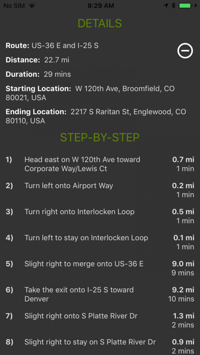 The Sharpest Rides App iPhone screenshot 4 - Navigation app