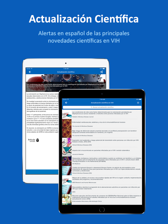 iDoctus VIH iPad screenshot 2 - Medical app