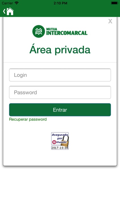Autónomos Mutua Intercomarcal screenshot-3