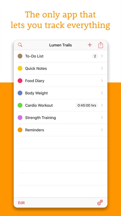 Fitness Tracker+ Workout Plan Screenshot