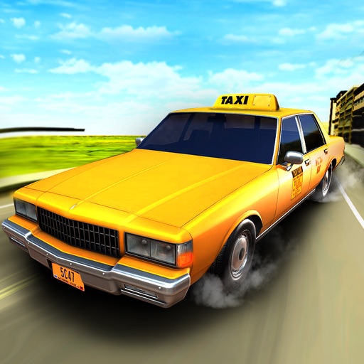 Extreme Super Taxi Racing: Hill Riot Driver 3D Icon