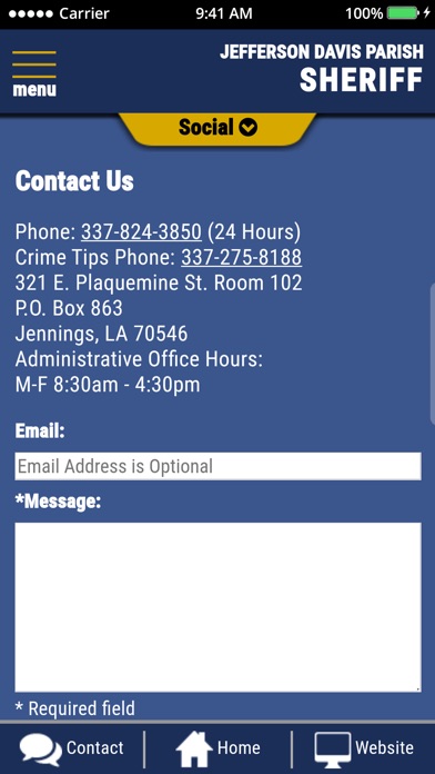 Jefferson Davis Parish Sheriff screenshot 2