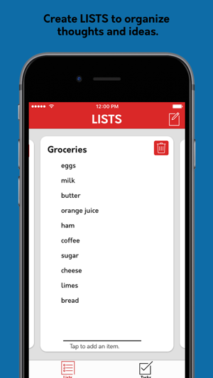 ‎Jot: The Simple List and Task Manager Screenshot