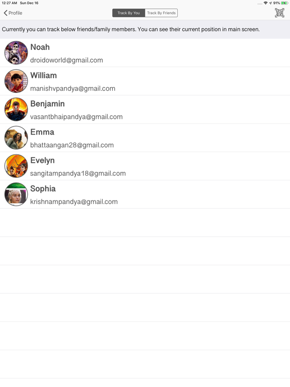 GPS - Find My Family & Friends iPad screenshot 4 - Navigation app