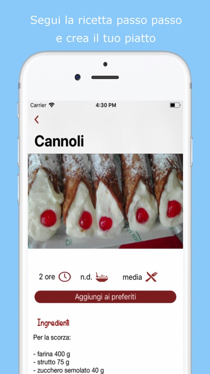 Ricette Sicilia screenshot-3