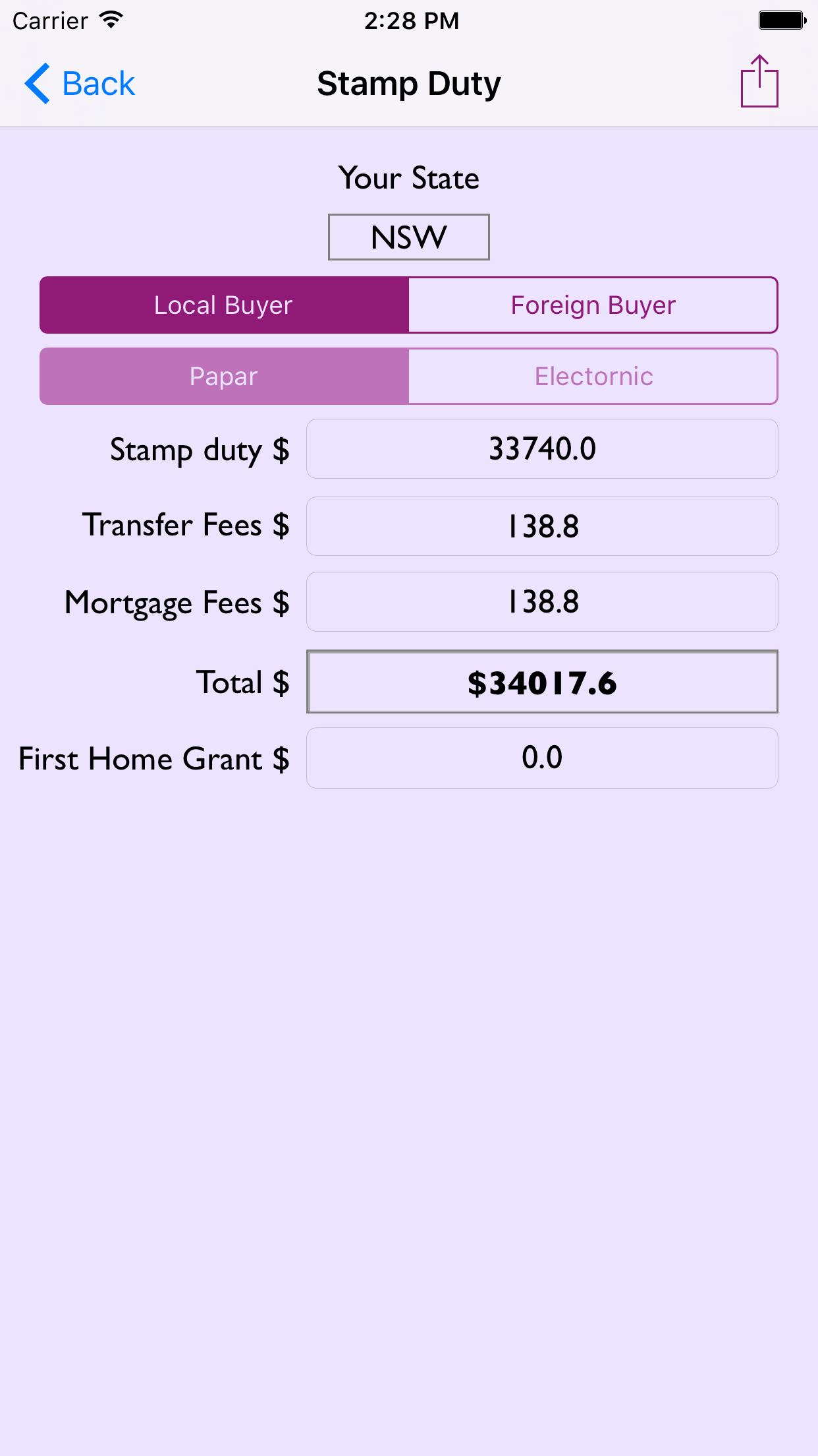 MortgageCalc+LMI&StampDutyLITE screenshot 3