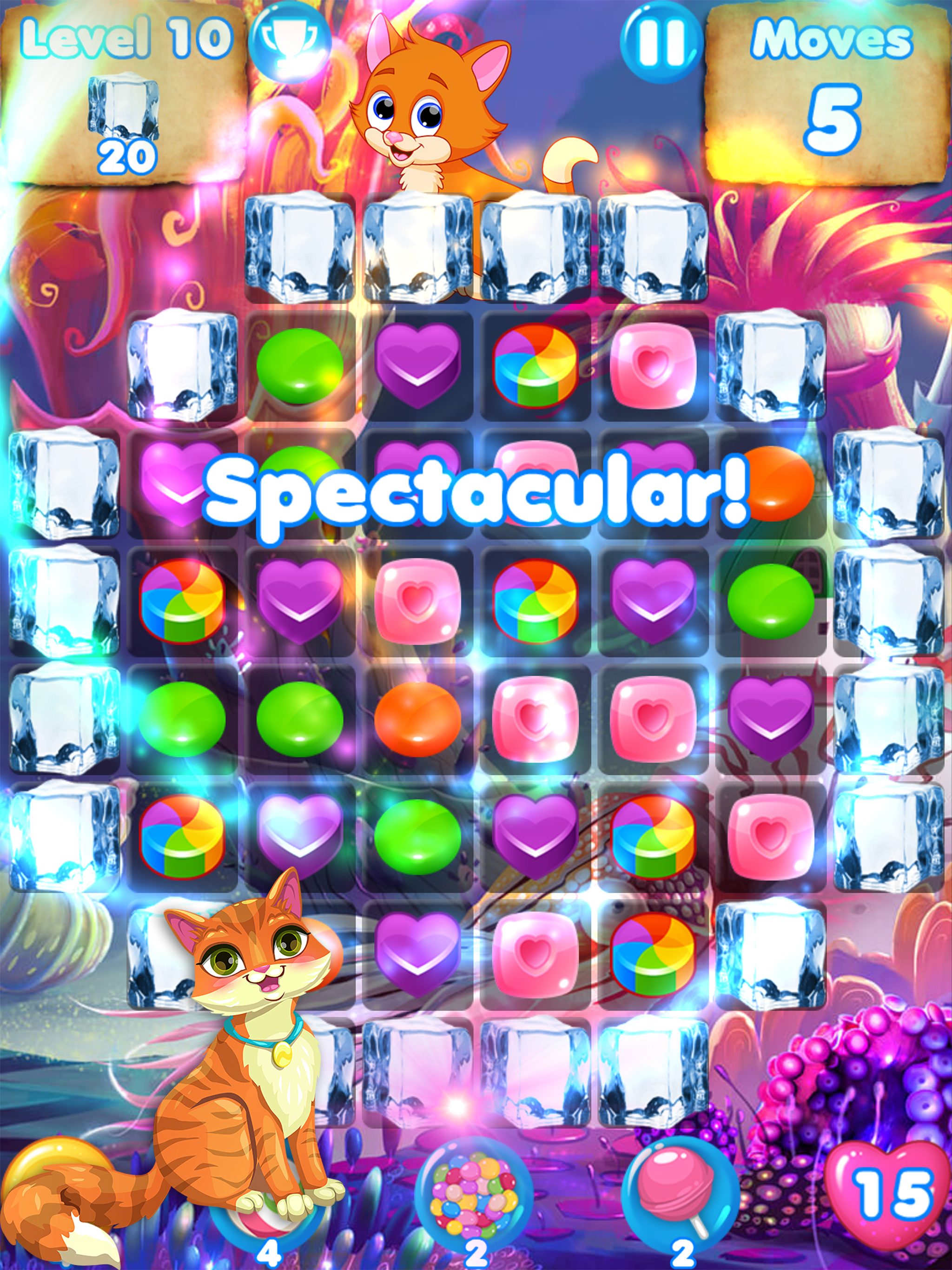 Candy Cats - Cat games and puzzle