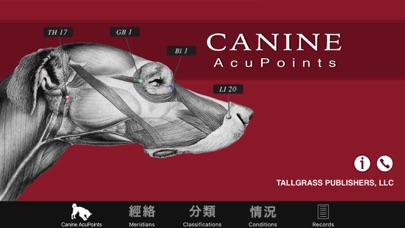 Canine Acupoints Screenshot